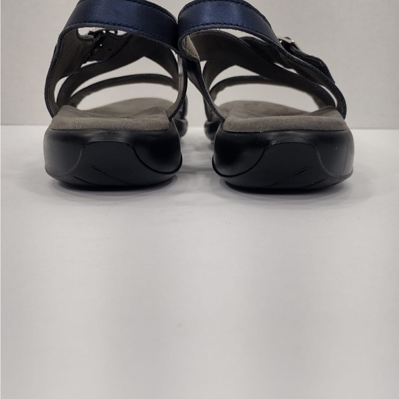 SAS Blue Strappy Sandals with Buckle size 10N pre owned Exellent condition - Picture 4 of 7